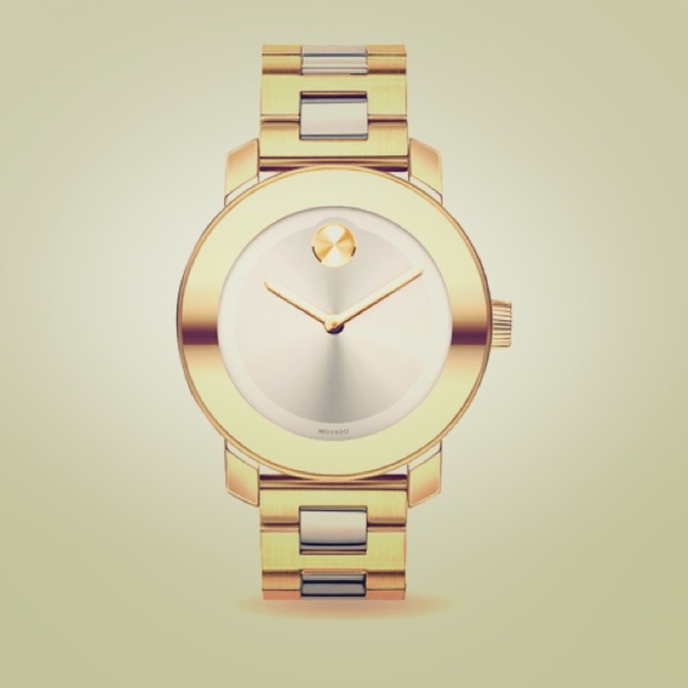 Movado bold 2 tone ladies watch